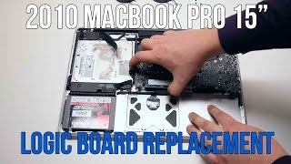 2010 Macbook Pro 15quot A1286 Logic Board Replacement [upl. by Wanfried650]