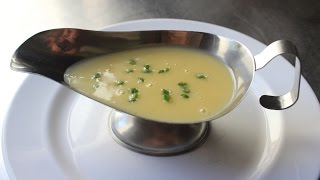 How to Make a Butter Sauce  Beurre Blanc  French Butter Sauce Recipe [upl. by Gnemgnok]