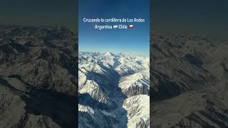 Sobrevuelo de la Cordillera de los Andes de Argentina a Chile [upl. by Marquis78]