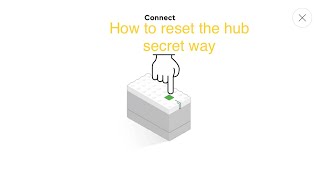 How to reset the LEGO powered up hub  Secret way [upl. by Oznola]