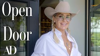 Inside Yolanda Hadid’s Modern Texas Ranch  Open Door  Architectural Digest [upl. by Fatsug464]