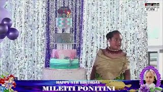 💜 Happy 8th Birthday Mileiti Ponitini 💚Kingdom of Tonga 🧜‍♀️ [upl. by Garner]