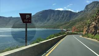 DRIVING from RooiEls to Gordons Bay Town in Cape Town SOUTH AFRICA [upl. by Atews]