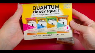 Quantum Energy Square Bars Review quantumenergy productreviews ad foodreviews honestreviews [upl. by Ilatfan]