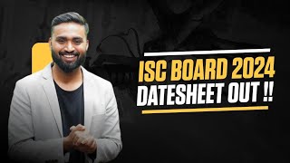 ISC  ICSE DATE SHEET OUT  HOW TO PREPARE  8112601234 shubhamsambhallega percentagebooster [upl. by Lonni]