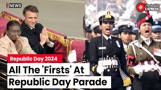 Republic Day Parade 2024 Historic Firsts Mark Celebrations [upl. by Desmond596]