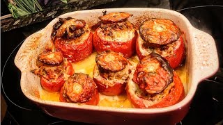 Tomates farcies Recette Provençale [upl. by Airdnat]