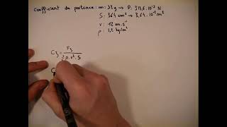 Calcul du coefficient de portance dun avion TPE [upl. by Aicat]