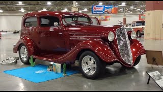 1935 Hudson Terraplane Custom Restomod in Burgundy amp Engine Sound on My Car Story with Lou Costabile [upl. by Regazzi]