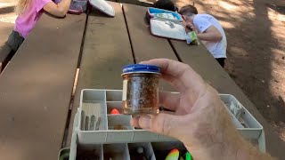 Whats Inside of GREAT GRANDPAS Tackle Box  Fishing for Multiple Species on an Urban Lake [upl. by Tabatha577]