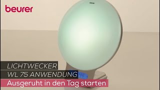 Lichtwecker für natürliches Einschlafen amp Aufwachen  Beurer WL 75 [upl. by Enaj919]