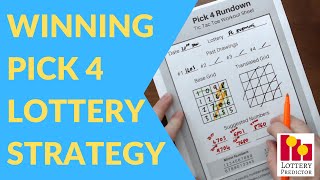 Pick 4 How To Win Lottery Strategy  5 Hits In One Week [upl. by Lizabeth]