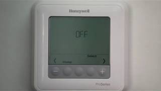 Honeywell T6 Pro Tutorial Creating a Heating Cooling Schedule [upl. by Emiaj610]