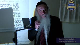 Rav David Menache Vie des patriarches et tikoun de Adam Harishon [upl. by Ynna]