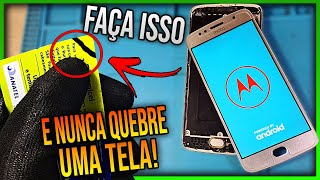 Como Remover a Tela de Qualquer Celular Sem Quebrar Aulão Completo e Definitivo [upl. by Ahsiral]