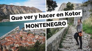 10 Cosas Que Ver y Hacer en Kotor Montenegro Guía Turística [upl. by Ayahc]