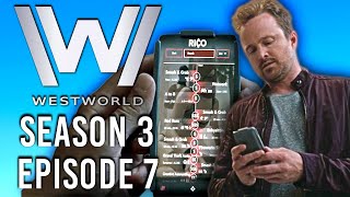 Westworld Season 3 Review  Rico App  Episode 7 quotPast Pawnedquot [upl. by Hseham82]