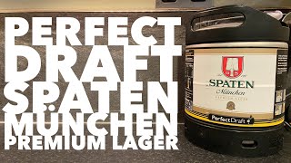 Philips Perfect Draft Spaten München Münchner Hell Premium Lager Review [upl. by Nabois]