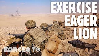 British Paras On The Middle Easts BIGGEST Exercise  Forces TV [upl. by Yelra]