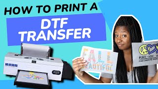 How to Print a DTF Transfer WATCH THIS BEFORE PRINTING A DTF TRANSFER L1800 DTF printer dtfprint [upl. by Fergus]