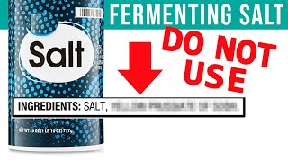 BEST FERMENTING SALT Avoid this ingredient that will kill your fermentation [upl. by Fahland]