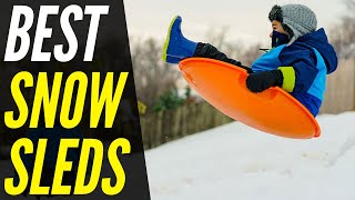 Best Snow Sleds 2021  Snow Sledding For Adults amp Kids [upl. by Ayitahs245]