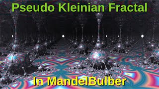 Pseudo Kleinian Fractal  In MandelBulber  4K [upl. by Glinys]