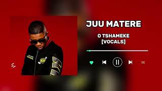 JUU MATERE O TSHAMEKE  FULL SONGVOCALS [upl. by Eimarrej]