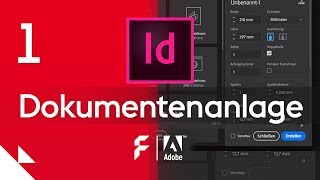 InDesign Tutorial  Dokumentenanlage für FLYERALARM 16 [upl. by Christoper]