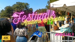 4K Cajun and Creole Festival Lafayette Louisiana USA October 2024 [upl. by Prentiss]