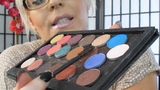 TWO WAYS ON HOW TO FIX A WET EYE SHADOW OR POWDER AND GET OIL OUT TOO [upl. by Eirased]