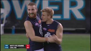 Carlton  North Melbourne  AFL Round 17 2013  Friday Night Thriller  Quarter 4  Throwback Blues [upl. by Delbert]