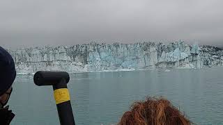 Glacier Calving  Wall collapse and tsunami waves [upl. by Ishmael]