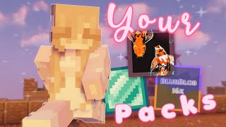 Your Texture Packs uwu  Solo Bedwars Commentary [upl. by Latvina]