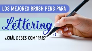 Los mejores rotuladores para hacer Lettering [upl. by Ailey111]