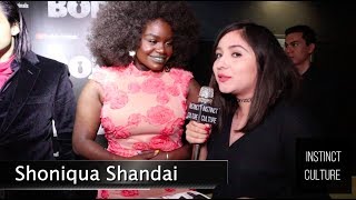 Shoniqua Shandai Interview  BODIED Movie Premiere [upl. by Eedebez824]