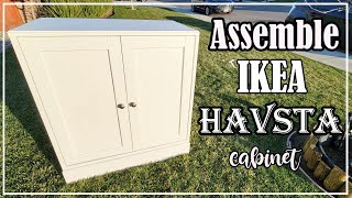 How to assemble Ikea HAVSTA cabinet [upl. by Anos]