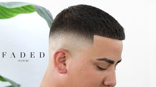 BARBER TUTORIAL  EASY MID FADE STEPS [upl. by Emmer137]