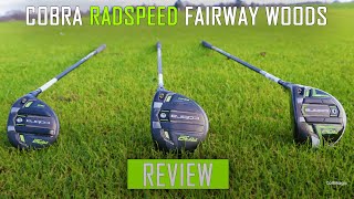 Cobra RADSPEED Fairway Woods Review  This 3 Wood went 300 YARDS  Golfmagiccom [upl. by Burroughs376]