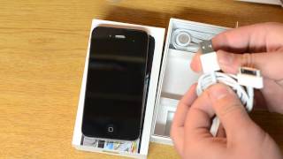 iPhone 4S Unboxing amp Setup [upl. by Oicelem102]