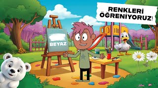 BEYAZ RENGİNİ ÖĞRENİYORUM  Çocuklar İçin Eğitici ve Öğretici AnimasyonÇizgi Film [upl. by Yak]