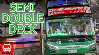 BUS HOP Mini Double Deck Bus Fariñas Trans Bus Number 49  King Long XMQ6119FY [upl. by Amjan]