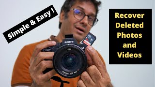 How To Recover Deleted Photos And Videos From Digital Camera [upl. by Ellednahs601]