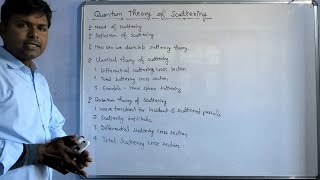 Quantum Mechanics 46 Quantum Theory of Scattering [upl. by Caitlin647]