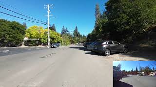 Bike Oakland Rockridge Clarewood climb Montclair amp down the Laurel [upl. by Aiekal]