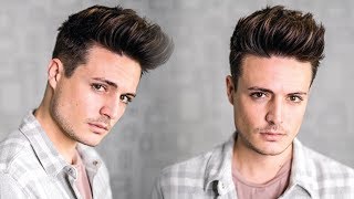 Super Easy Texture Quiff Hairstyle Tutorial 2018  Mens New Year New Hair  BluMaan 2018 [upl. by Lindholm]