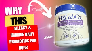 Review of PetLab Allergy amp Immune Daily Probiotics for Dogs [upl. by Luapsemaj]