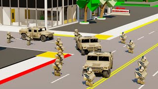 MILITARY INVASION IN BROOKHAVEN RP [upl. by Dalis]