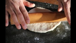 How to make manakish dough  Zaatar manakish tutorial [upl. by Ydnarb634]