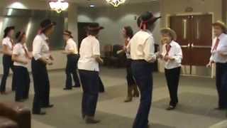 Parkettes line dancing  Roll Back the Rug [upl. by Yemar]